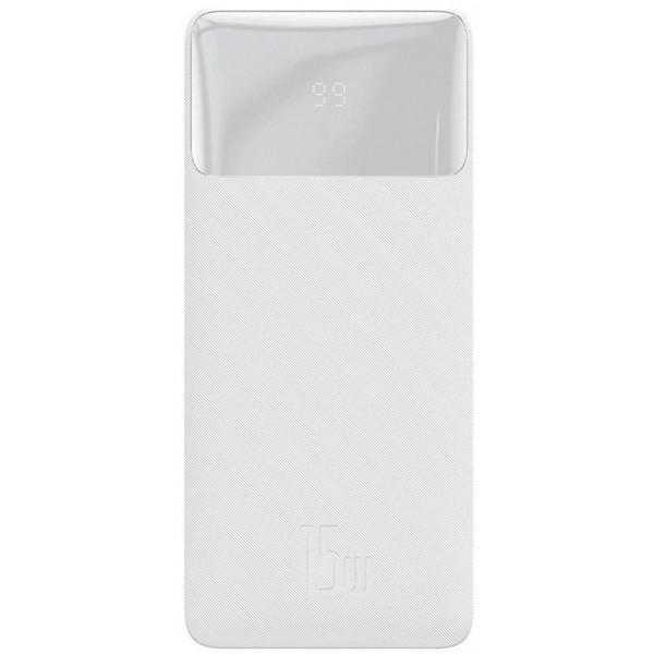 Фото - Батарея мобільна Baseus Bipow 20000mAh 2xUSB+Typ C 15W USB to Micro USB (PPBD050102)