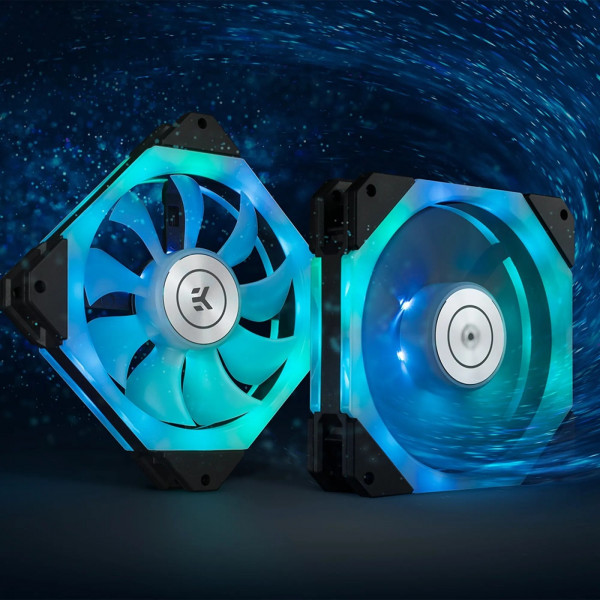 Фото - Корпусний вентилятор EKWB EK-Quantum Impulse 120 D-RGB - Black (3831109854198)