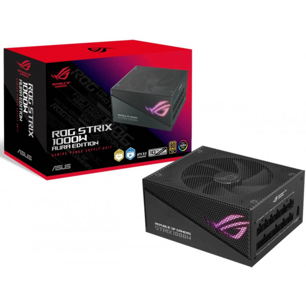 Фото - Блок живлення для ПК Asus ROG STRIX 1000W 80+ Gold (ROG-STRIX-1000G-AURA)