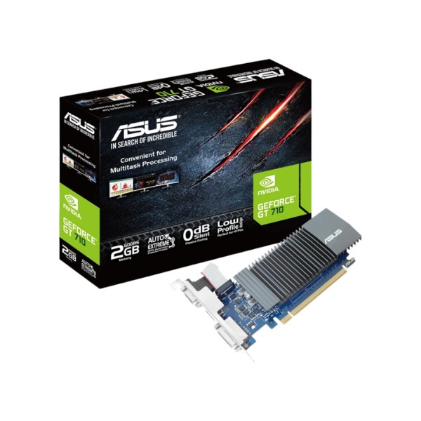 Фото - Відеокарта Asus NVIDIA GT 710 DDR5 (GT710-SL-2GD5-BRK-EVO)