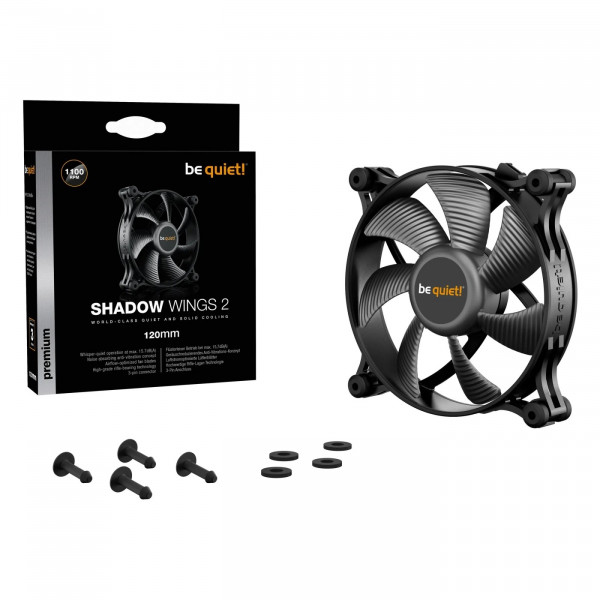 Фото - Корпусный вентилятор Be quiet! Shadow Wings 2 120mm (BL084)