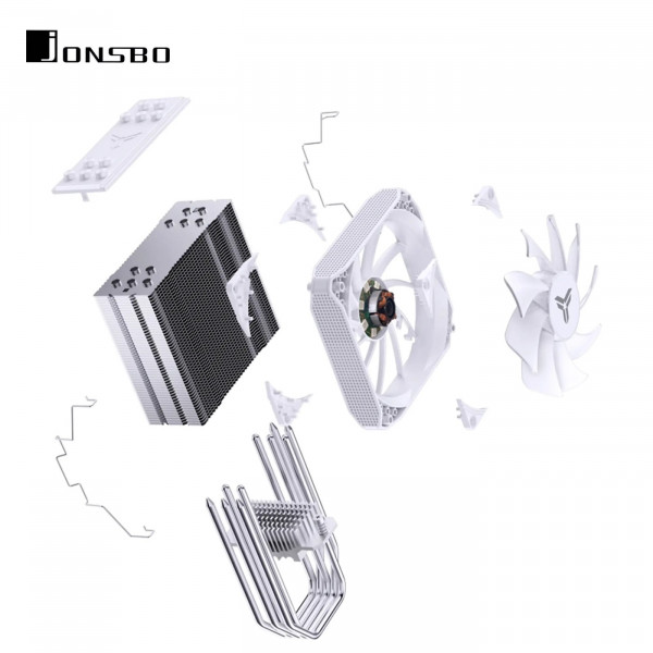 Фото - Процессорный кулер Jonsbo PISA A5 ARGB White