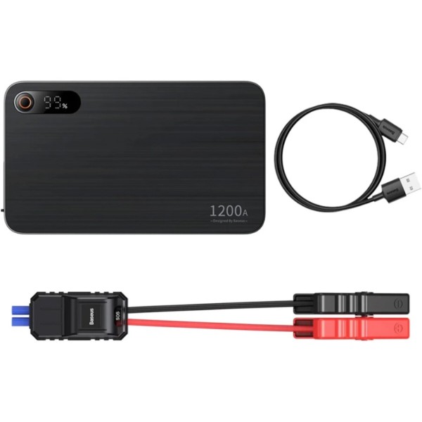 Фото - Пускозарядное устройство Baseus Super Energy Pro+ 1200A Black (C00245700111-00)