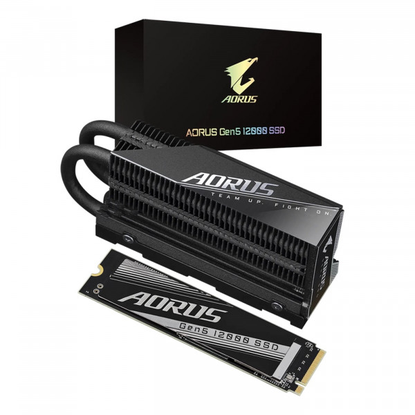 Фото - SSD-накопичувач внутрішній Gigabyte AORUS Gen5 12000 2TB M.2 2280 PCI-Express 5.0x4, NVMe 2.0 (AG512K2TB)