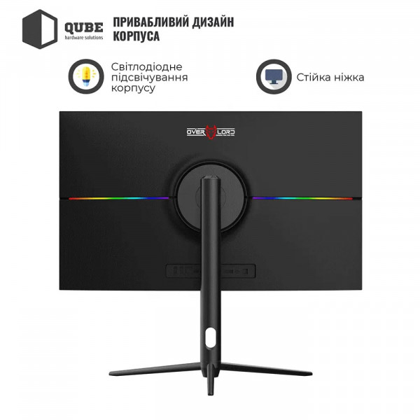 Фото - Монитор игровой QUBE Overlord G27Q180