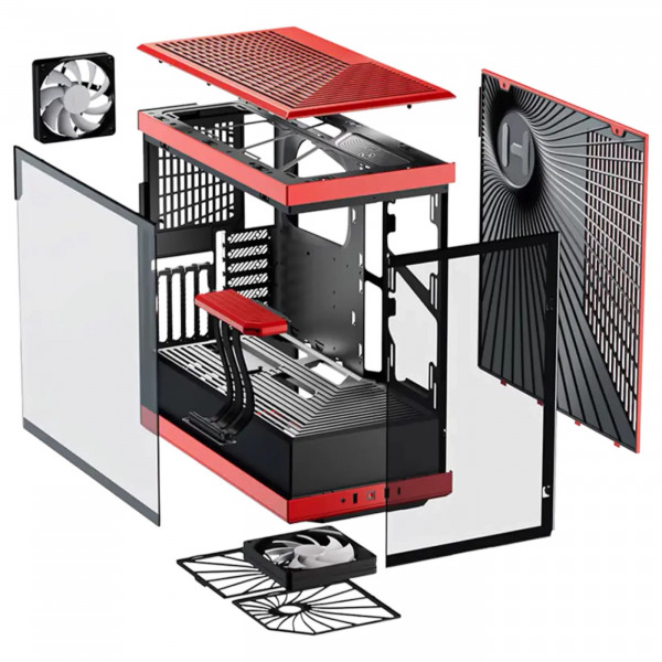 Фото - Корпус Hyte Y40 Black-Red (CS-HYTE-Y40-BR)