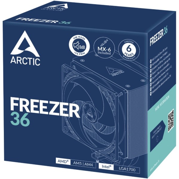 Фото - Процесорний кулер ARCTIC Freezer 36 (ACFRE00121A)
