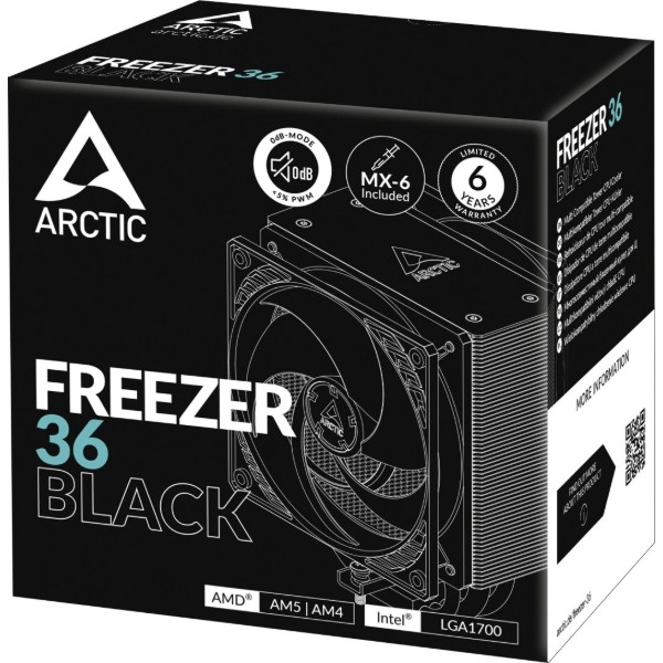 Фото - Процессорный кулер ARCTIC Freezer 36 Black (ACFRE00123A)