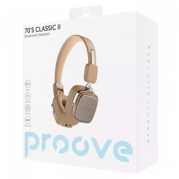 Фото - Навушники накладні бездротові Proove 70's Classic II (HPCL20010007)