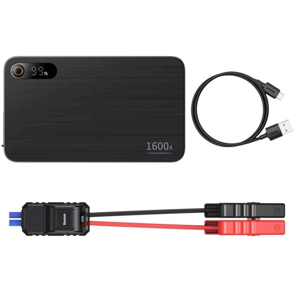 Фото - Пускозарядное устройство Baseus Super Energy Pro+ Jump Starter 1600A Black (CGNL070001)