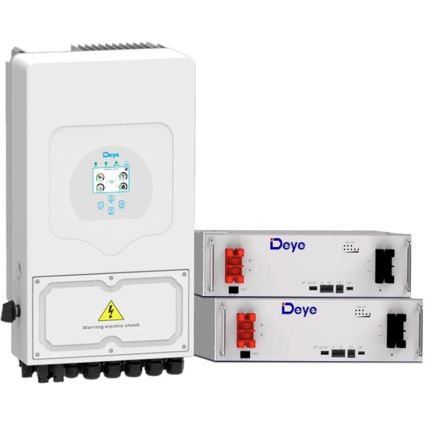 Фото - Система зберігання енергії Deye SUN-6K-SG03LP1-EU-2DE10.24K-LFP