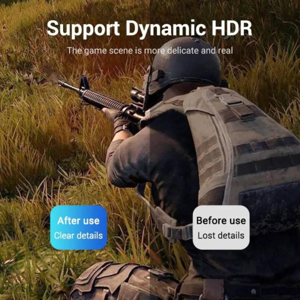 Фото - Кабель Vention DP-DP v1.4 2 m Black (HCCBH)