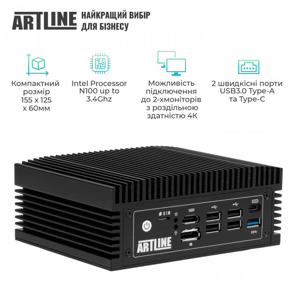 Фото - Неттоп Artline Business B14 Windows 11 Pro (B14v26Win)