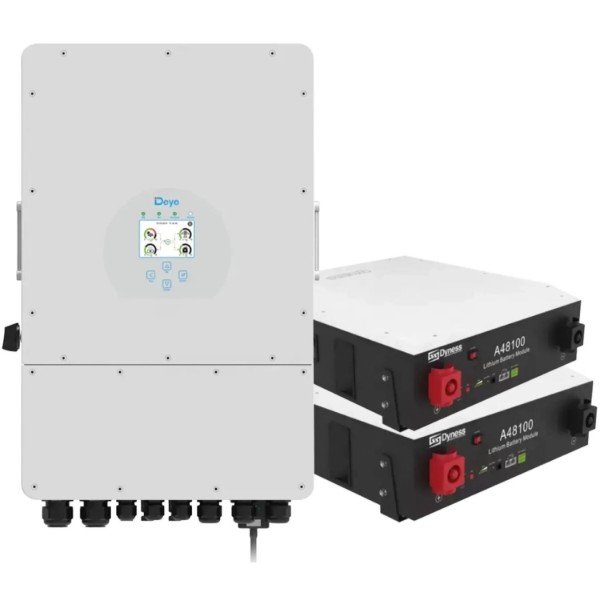 Фото - Система хранения энергии Deye SUN-10K-SG02LP1-EU-AM3-2DY9.6K-LFP-W