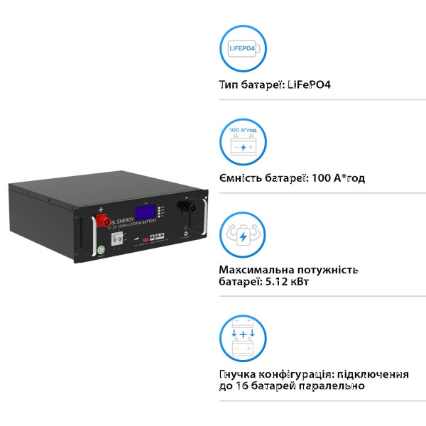 Фото - Система хранения энергии Deye SUN-10K-SG02LP1-EU-AM3-2GS10.24K-LFP