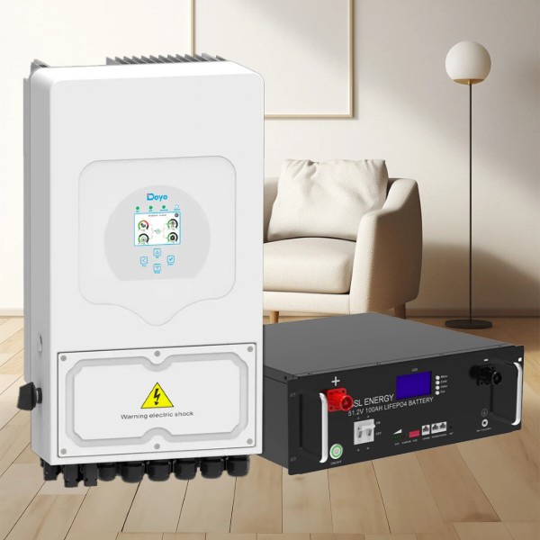 Фото - Система хранения энергии Deye SUN-6K-SG03LP1-EU-1GS-5.1K-LFP