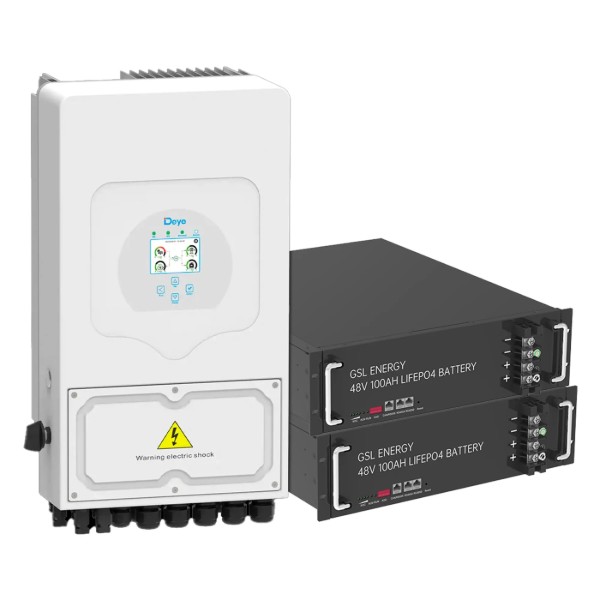 Фото - Система зберігання енергії Deye SUN-6K-SG03LP1-EU-2GS9.6K-LFP (1ф, 6kW, 48V, 200Ah, LiFePO4)