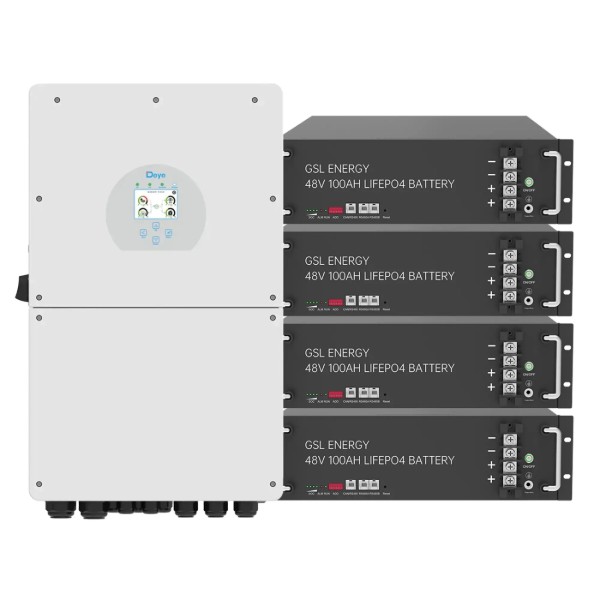 Фото - Система зберігання енергії Deye SUN-16K-SG01LP1-EU-4GS19.2K-LFP (1ф, 16kW, 48V, 400Ah, LiFePO4)