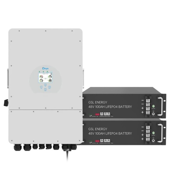 Фото - Система зберігання енергії Deye SUN-8K-SG01LP1-EU-2GS9.6K-LFP (1ф, 8kW, 48V, 200Ah, LiFePO4)