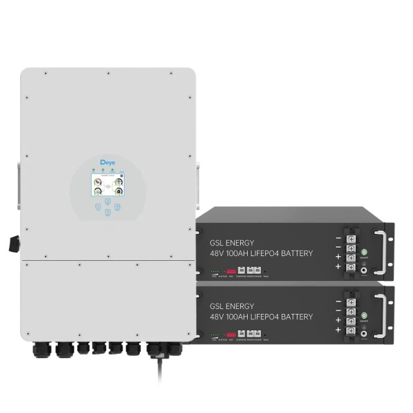 Фото - Система зберігання енергії Deye SUN-10K-SG04LP3-EU-2GS9.6K-LFP (3ф,10kW, 48V, 200Ah, LiFePO4)