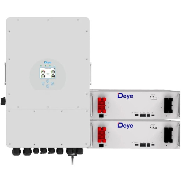 Фото - Система зберігання енергії Deye SUN-10K-SG02LP1-EU-AM3-2DE10.24K-LFP Фото - Система зберігання енергії Deye SUN-10K-SG02LP1-EU-AM3-2DE10.24K-LFP