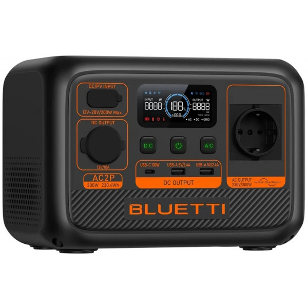 Фото - Зарядна станція універсальна Bluetti AC2P 300 Вт (1071371)
