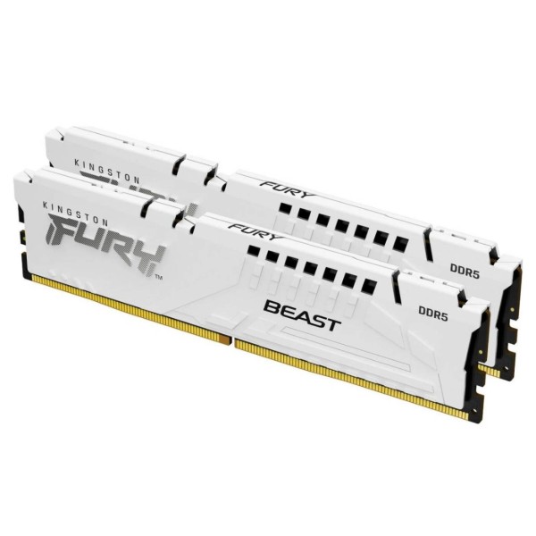Фото - Пам'ять DDR Kingston FURY Beast White DDR5-6000 32GB (2x16GB) (KF560C30BWEK2-32)