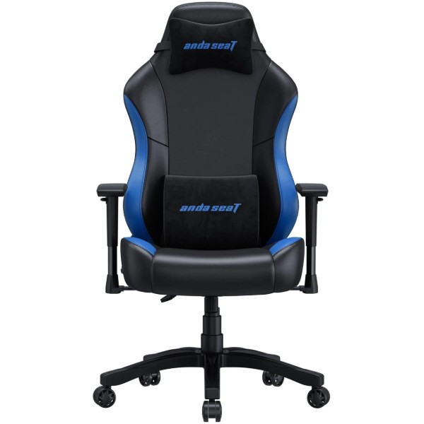 Фото - Кресло для геймеров Anda Seat Luna Size L Black/Blue PVC (AD18-48-BS-PV)