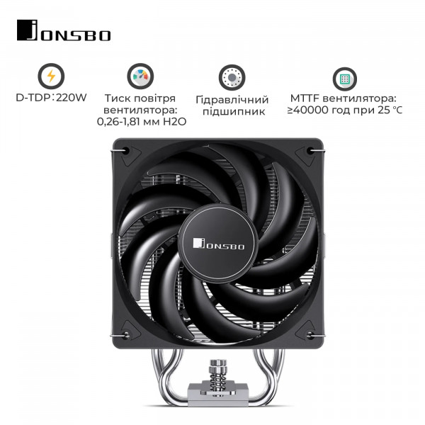 Фото - Процессорный кулер Jonsbo CR-1000 EVO Black