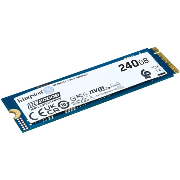 Фото - SSD-накопичувач внутрішній Kingston DC2000B 240GB M.2 2280 NVMe PCIe 4.0 x4 3D TLC (SEDC2000BM8/240G)