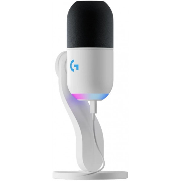 Фото - Микрофон для компьютера проводной Logitech G Yeti GX Dynamic RGB Gaming Mic with Lightsync Off-White (988-000576)