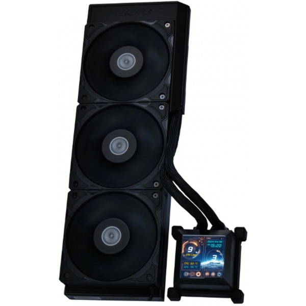 Фото - Водяна система охолодження Lian Li HydroShift LCD 360S Black (G89.GHSLCD36SB.00)