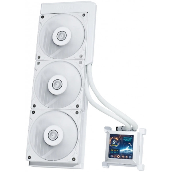 Фото - Водяна система охолодження Lian Li HydroShift LCD 360S White (G89.GHSLCD36SW.00)