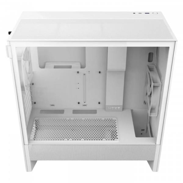 Фото - Корпус NZXT H5 Flow Compact Mid-Tower ATX Case - All White (CC-H52FW-01)