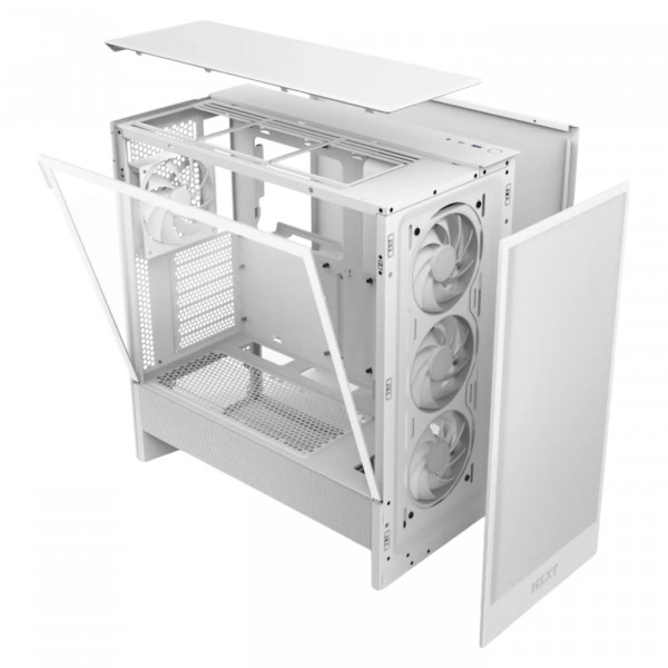 Фото - Корпус NZXT H5 Flow RGB Compact Mid- All White (CC-H52FW-R1)