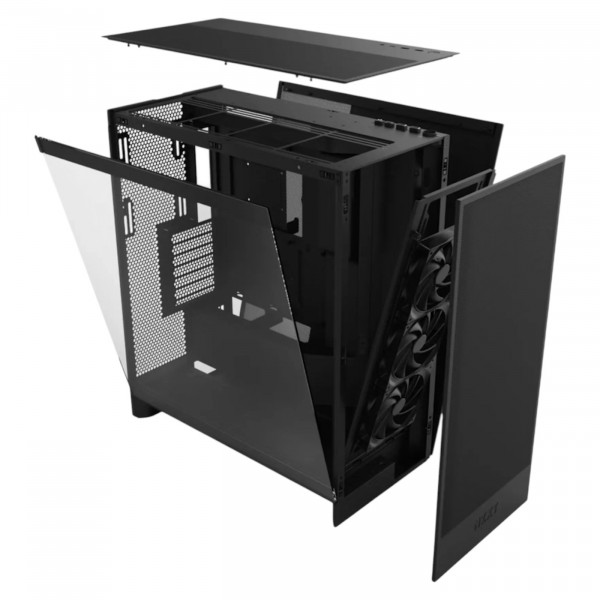 Фото - Корпус NZXT H7 Flow Mid - Tower ATX Case - All Black (CM-H72FB-01)