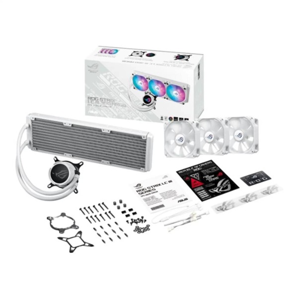Фото - Водяна система охолодження Asus ROG STRIX LC III 360 ARGB WHT (90RC00T2-M0UAY0)