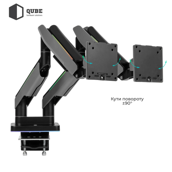 Фото - Кріплення настільне QUBE RGB3520GD
