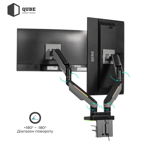 Фото - Кріплення настільне QUBE RGB3520GD