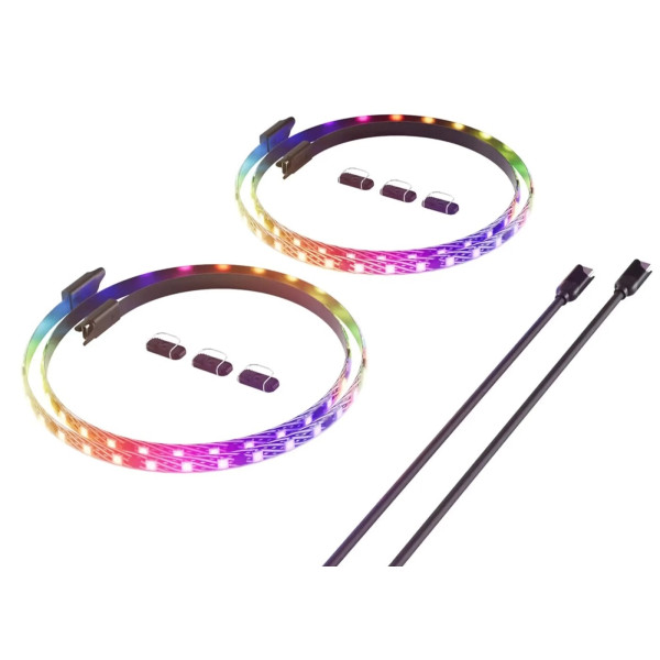 Фото - Світлодіодна стрічка Hyte LS30 LED STRIP 2 PACK RGB 60 см (ACC-HYTE-LS30-B-2)