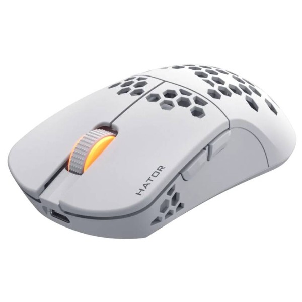 Фото - Мышь беспроводная игровая Hator Stellar PRO Wireless White (HTM-551)