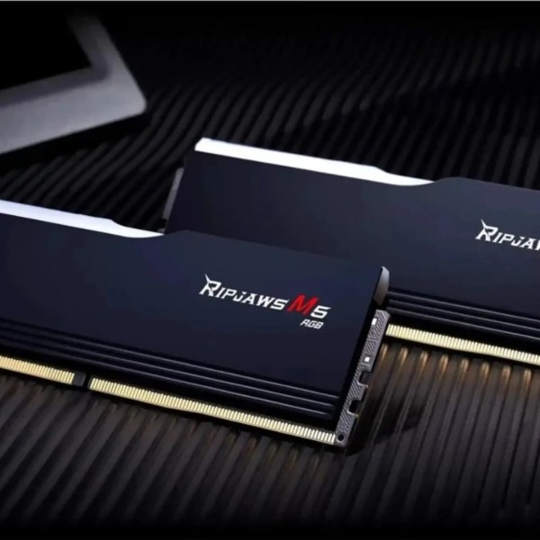 Фото - Память DDR G.Skill Ripjaws M5 RGB Black DDR5-6000 32GB (2x16GB) (F5-6000J3636F16GX2-RM5RK)