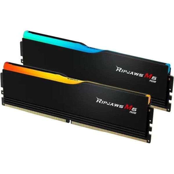 Фото - Память DDR G.Skill Ripjaws M5 RGB Black DDR5-6000 32GB (2x16GB) (F5-6000J3636F16GX2-RM5RK)