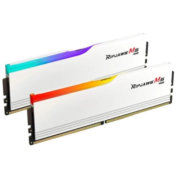 Фото - Память DDR G.Skill Ripjaws M5 RGB White DDR5-6000 32GB (2x16GB) (F5-6000J3636F16GX2-RM5RW)