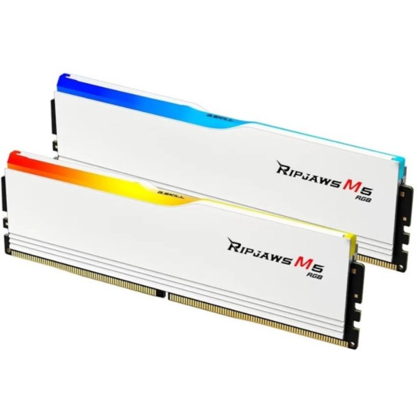 Фото - Память DDR G.Skill Ripjaws M5 RGB White DDR5-6000 32GB (2x16GB) (F5-6000J3636F16GX2-RM5RW)