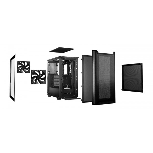 Фото - Корпус Be quiet! Pure Base 501 Airflow Window Tempered Glass без БП (BGW74) Black