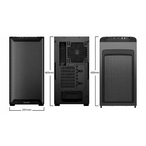 Фото - Корпус Be quiet! Pure Base 501 Airflow Window Tempered Glass без БП (BGW74) Black