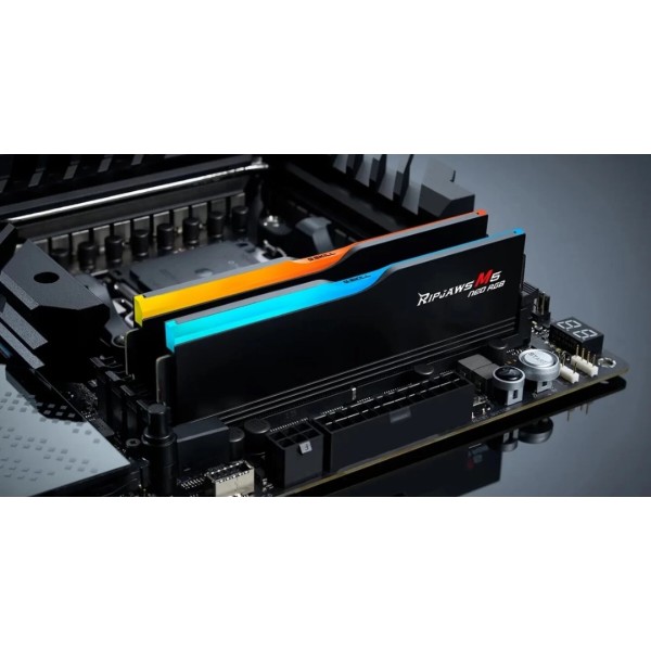 Фото - Память DDR G.Skill Ripjaws M5 Neo RGB Black DDR5-6000 32GB (2x16GB) (F5-6000J3636F16GX2-RM5NRK)