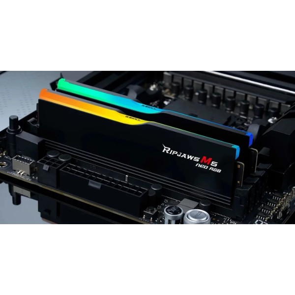 Фото - Память DDR G.Skill Ripjaws M5 Neo RGB Black DDR5-6000 32GB (2x16GB) (F5-6000J3636F16GX2-RM5NRK)