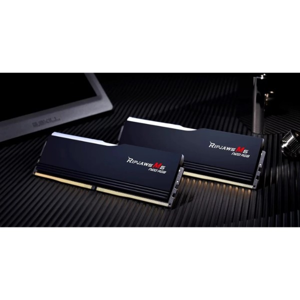 Фото - Память DDR G.Skill Ripjaws M5 Neo RGB Black DDR5-6000 32GB (2x16GB) (F5-6000J3636F16GX2-RM5NRK)